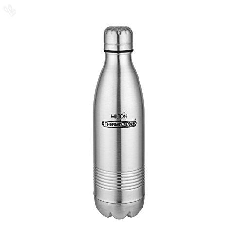 Milton Thermosteel Duo 500 DLX Bottle, 500ml, Steel – neighbourjoy