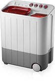 Samsung WT727QPNDMWTL02 Semi-automatic Washing Machine (7.2 kg , Grey and Red) - NEIGHBOUR JOY