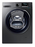 Samsung WW90K6410QX Fully-automatic Front-loading Washing Machine (9 Kg, Inox Grey) - NEIGHBOUR JOY