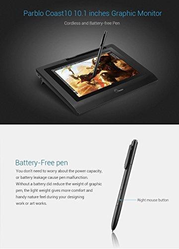 Parblo Coast10 10.1 Digital Pen Tablet Display Drawing Monitor