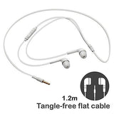 Micromax A106 Unite 2 Compatible Earphone / Handsfree In Ear Headphones with 3.5mm jack - White - NEIGHBOUR JOY