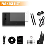 Parblo A610 10" x 6" Graphic Drawing Tablet with 8 Express Keys, 2 P50S Rechargeable Pen, Replacement Nibs, Transparent Film and Two-Finger Glove - NEIGHBOUR JOY