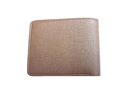 Buy Men Brown Textured Genuine Leather Wallet Online - 720239