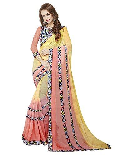 Sarees (Women's Clothing Saree For Women Latest Design Wear Sarees New Collection in Latest Saree With Designer Blouse Free Size Beautiful Saree For Women Party Wear Offer Designer Sarees With Blouse Piece) - NEIGHBOUR JOY