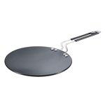 Prestige Hard Anodised plus Cookware Induction Base Roti Tawa, 225mm, Black