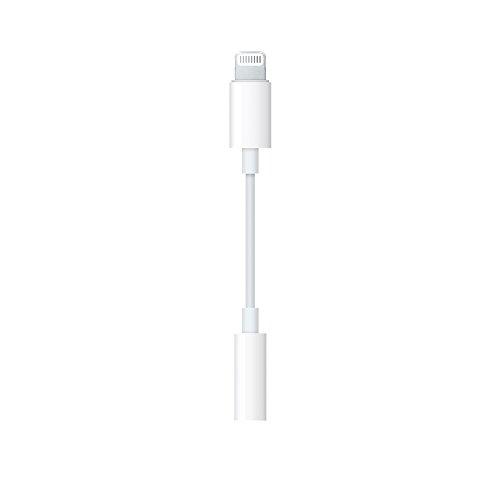 Apple MMX62ZM/A Lightning to 3.5mm Headphone Jack Adapter (White)