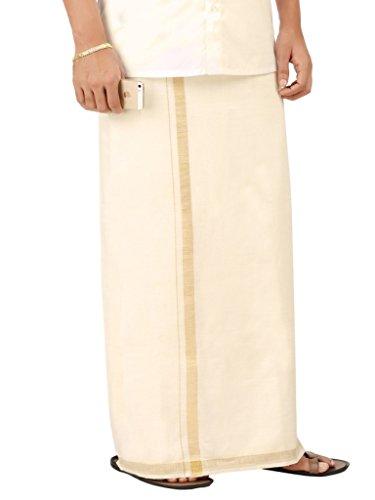 Linen Dhoti Cream (Gold)