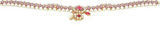 Handicraft Kottage Gold Plated Ruby Beautiful Belly Chain (Kamarband) for Women,Girls (HK-KB-03) - NEIGHBOUR JOY