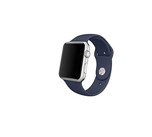 House of Quirk iWATCH Silicone Strap Band 42Mm - Navy Blue (Watch Not Included) - NEIGHBOUR JOY