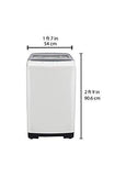 Samsung 6 kg Fully-Automatic Top Loading Washing Machine (WA60H4100HY, Light Grey) - NEIGHBOUR JOY