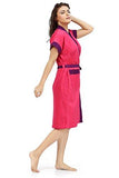 Superior Cotton Double Shaded Bathrobe (Cherry)