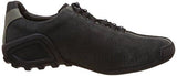 Woodland Men's Black Leather Sneakers - 9 UK/India (43 EU)