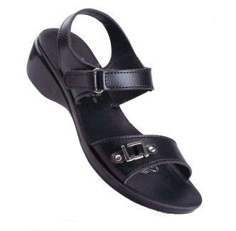 Paragon Girls Black PU Sandals (7859) - NEIGHBOUR JOY