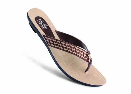 Paragon Women's Brown Slippers (7923) - NEIGHBOUR JOY