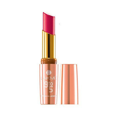 Lakme 9 To 5 Creaseless Creme Lip Color, CP14 Pink Shock, 3.6 g