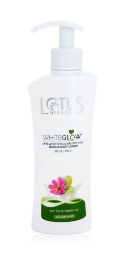 Lotus Herbals White Glow Skin Whitening And Brightening Hand and Body Lotion SPF-25, 300ml