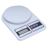 GadgetBucket Electronic Kitchen Digital Weighing Scale 10 Kg Weight Measure Liquids Flour,White