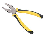 Stanley 70-482 Sturdy Steel Combination Pliers, Yellow and Black, 8 inch