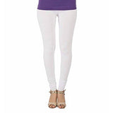 Trasa Cotton Lycra Women's Churidar Leggings - Size :- XX-Large, White (Brand Outlet)