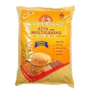 Aashirvaad Atta Multigrains, 1 kg - NEIGHBOUR JOY