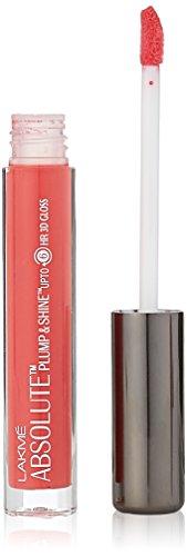 Lakme Absolute Plump & Shine Lip Gloss, Pink Shine, 3 g