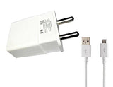 MIMOB 100% Original Micromax Yu YTC15C01 1.5A Fast Wall Home Travel Charger (WHITE) with USB Data Cable for All Micromax & Yu Yureka , Yuphoria, Yunicorn Phones - NEIGHBOUR JOY