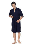 Decor Studioz Men's Bathrobe - Navy Blue - NEIGHBOUR JOY