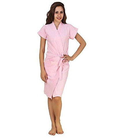 FeelBlue Pink Bathrobe For Women - NEIGHBOUR JOY