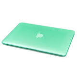 MOCA' Hard Shell Skin Cover Case For Apple MacBook Air 13" 13.3" inch A1369 , A1466 With SAViOUR Accessories (Aqua Green)