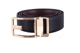 VERSARIO ITALY Mens Reversible Black, Brown Genuine Leather Belt