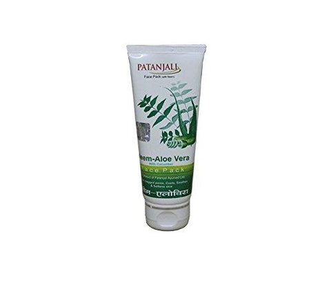 Patanjali Aloevera Neem Cucumber Face Pack, 60g - NEIGHBOUR JOY