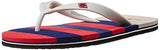 Woodland Men's Red and Navy Flip Flops Thong Sandals - 6 UK/India (40 EU)