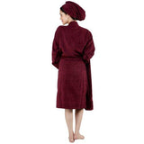 Trident Premium Cotton 3 Piece Unisex Bathrobe Set - Garnet