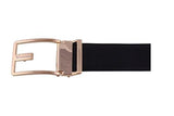 VERSARIO ITALY Mens Reversible Black, Brown Genuine Leather Belt