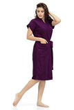 Superior Women's Cotton Bathrobe (Purple-SC001 _Purple _Standard)