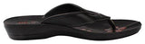 VKC Pride Women's Black Casual Slippers - 7 UK