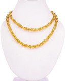 Goldnera 30 Inches Long Interlocked Gold Non-Precious Metal Chain For Men - NEIGHBOUR JOY
