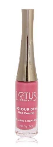 Lotus Herbals Colour Dew Nail Enamel, Pure Plum, 7ml