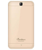 GreenBerry's M3 Mini Card Cell Phones with 2MP Camera | Size: Credit Card | Invisible Keypad | Single SIM (GSM) | Warranty: One Year | Colour: Gold