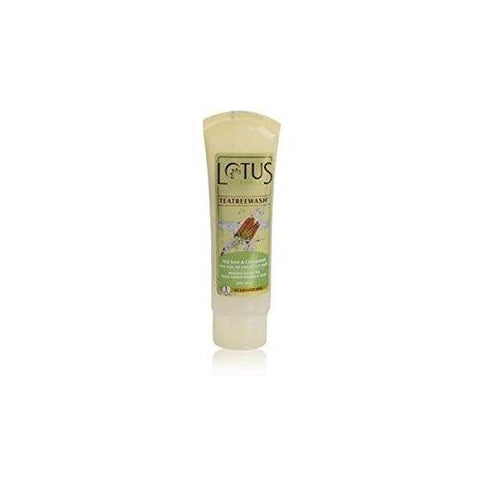 Lotus Herbals Teatreewash Tea Tree and Cinnamon Anti-Acne Oil Control Face Wash, 120g