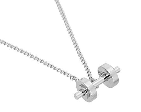 iShake sports n fitness metallic steel dumbell jewelry for boys and men - NEIGHBOUR JOY