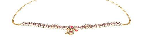 Handicraft Kottage Gold Plated Ruby Beautiful Belly Chain (Kamarband) for Women,Girls (HK-KB-03) - NEIGHBOUR JOY