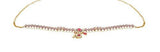 Handicraft Kottage Gold Plated Ruby Beautiful Belly Chain (Kamarband) for Women,Girls (HK-KB-03) - NEIGHBOUR JOY