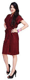 FeelBlue Elegant Bathrobe For Women (Maroon) - NEIGHBOUR JOY