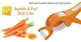 Kitchen Bazaartm Elite Kitchen Combo - Fruit & Vegetable Manual Juicer Mixer Grinder With Steel Handle, 6 In 1 Multi-Purpose