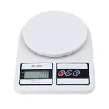 GadgetBucket Electronic Kitchen Digital Weighing Scale 10 Kg Weight Measure Liquids Flour,White