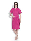 Sand Dune Women Dark Pink Large Bathrobe (Pack Of 1) - NEIGHBOUR JOY