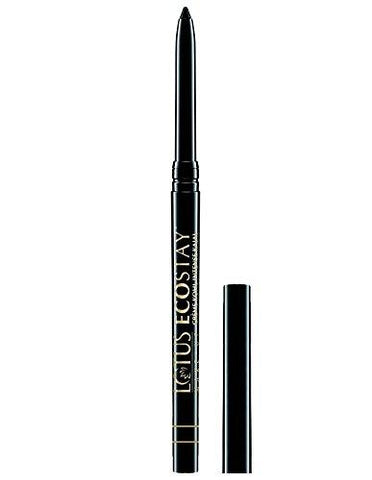 Lotus Makeup Ecostay Crème Kohl Intense Kajal, Vivid Black, 0.28g