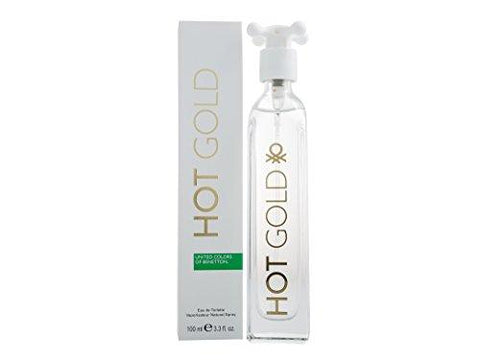 United Colors of Benetton Hot Gold Eau De Toilette for Women, 100ml