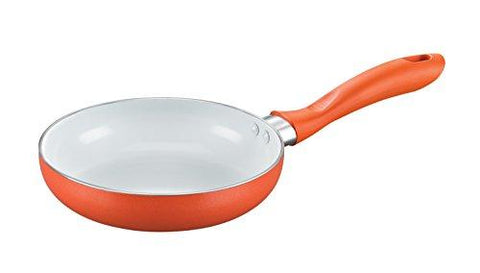 Prestige Creme Ceramic Fry Pan, 240mm, Orange